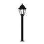 Stalp de iluminat ornamental pentru parcuri echipat, 1ml, LED, 8.5W, CCT set, IP65, Anna