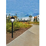 Stalp de iluminat ornamental pentru parcuri echipat, 1ml, LED, 8.5W, CCT set, IP65, GOLIA