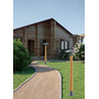 Stalp de iluminat modern pentru gradina echipat, 1.2ml, LED, 3000K/4000K, insertie lemn, 13W, IP66, Kania D, ElmarCo