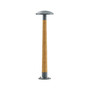 Stalp de iluminat modern pentru gradina echipat, 1.2ml, LED, 3000K/4000K, insertie lemn, 13W, IP66, Kania D, ElmarCo