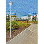 Stalp de iluminat modern pentru gradina echipat, 3.6ml, E40, Fumagalli, Beppe 400, Akille 3000