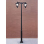 Abajur pentru stalpi de iluminat, pendule si aplice, tip felinar, 460x330mm, 6.5W, Fumagalli, Sergio